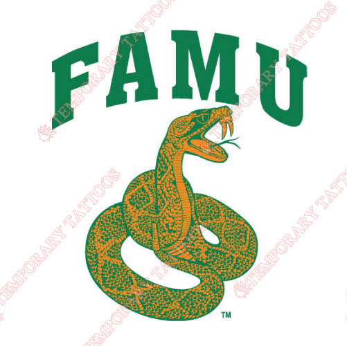 Florida A M Rattlers Customize Temporary Tattoos Stickers NO.4371